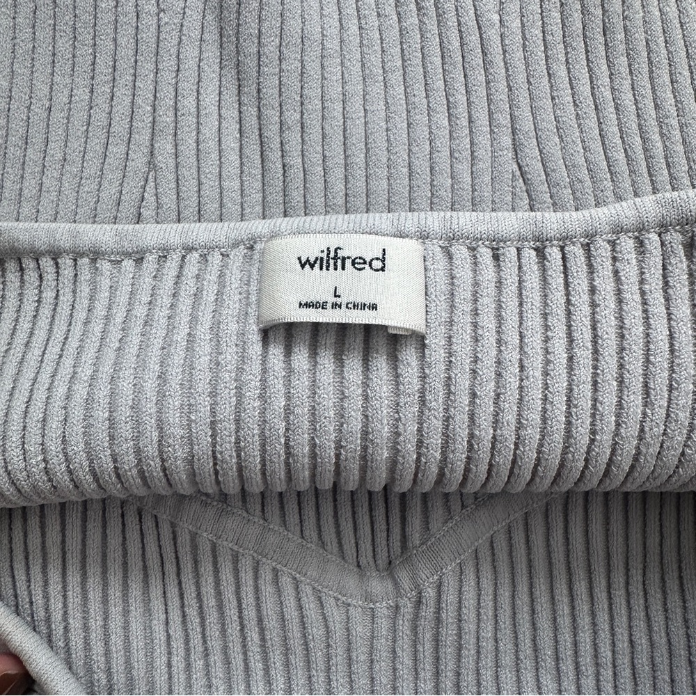 Wilfred Gray Ribbed Top - Picture 3 of 3
